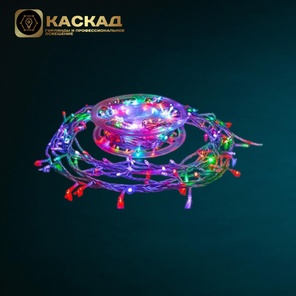 Гирлянда Нить уличная 400 LED Мульти 40 м, flash-w